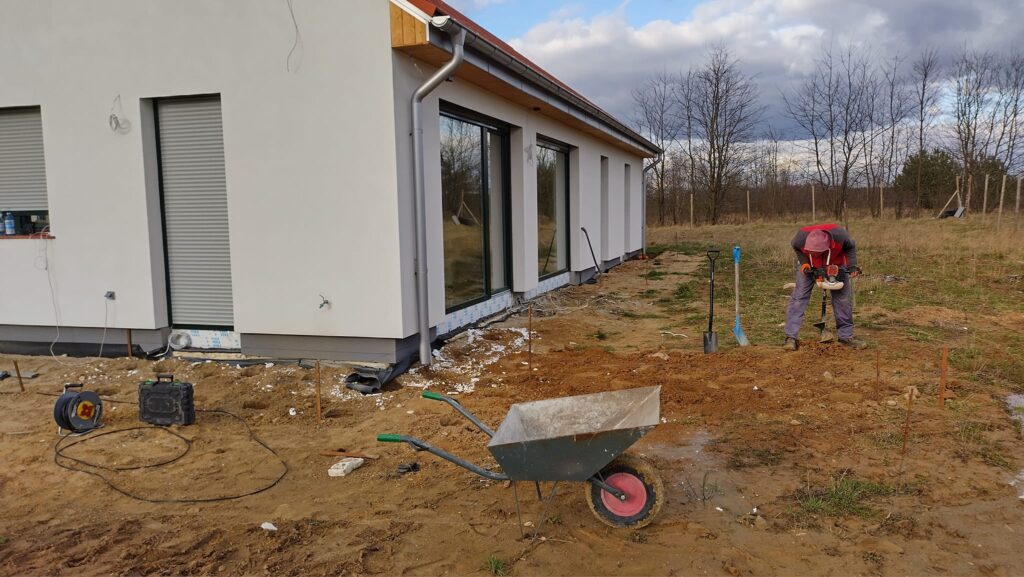 1. Przygotowanie terenu, wywierty Woodspace Marcin Michalik